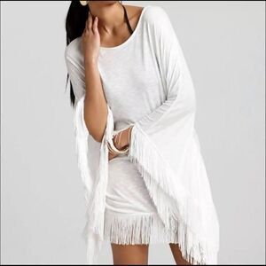L Space Fringe Luxe Lounging Swimsuit Cover Up (S)